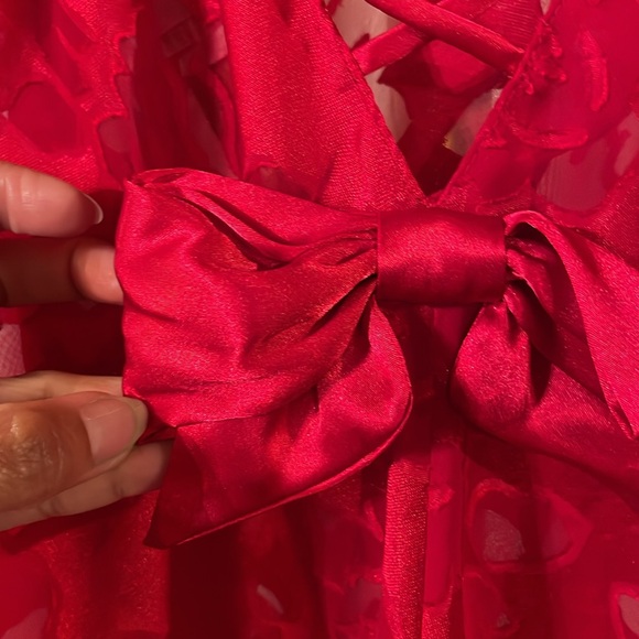 Vintage Victoria’s Secret Gold Label Floral Sheer Intimate Dress - Picture 3 of 5